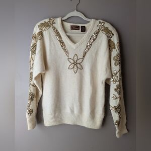 Vintage Worthington S Silk/Angora/Lamb's Wool Sweater